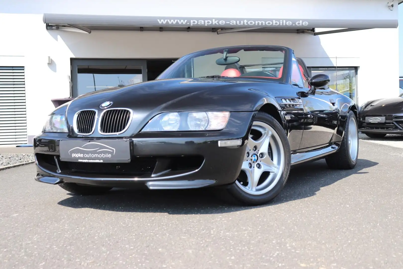 BMW Z3 M Cabrio ++orig.59.500km+KLIMA+LEDER+2 HAND++ Schwarz - 2