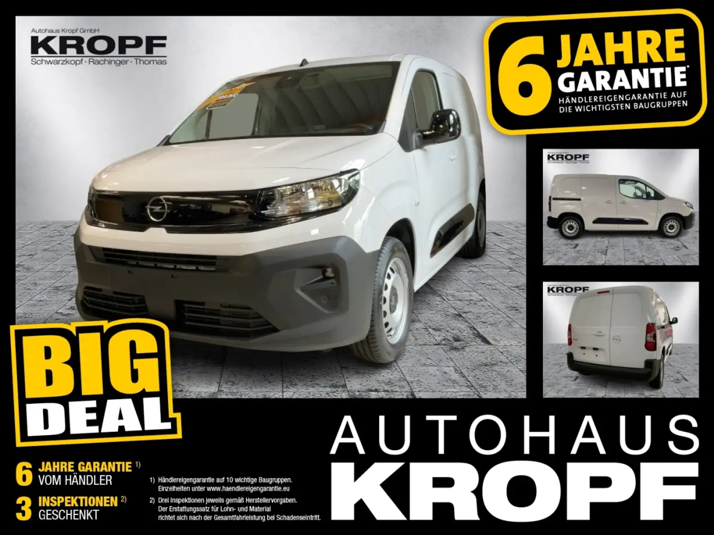 Opel Combo E Cargo 1.5 D Klimaanlage,Keyless,USB Weiß - 1