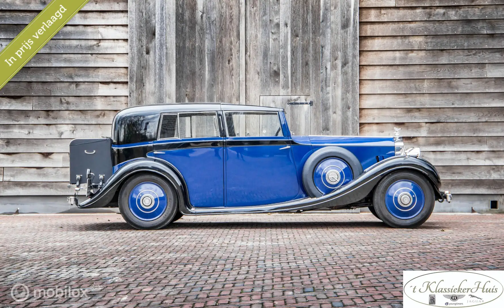Oldtimer Rolls Royce 25/30 Sedanca de Ville by Gurney Nutting Bleu - 1
