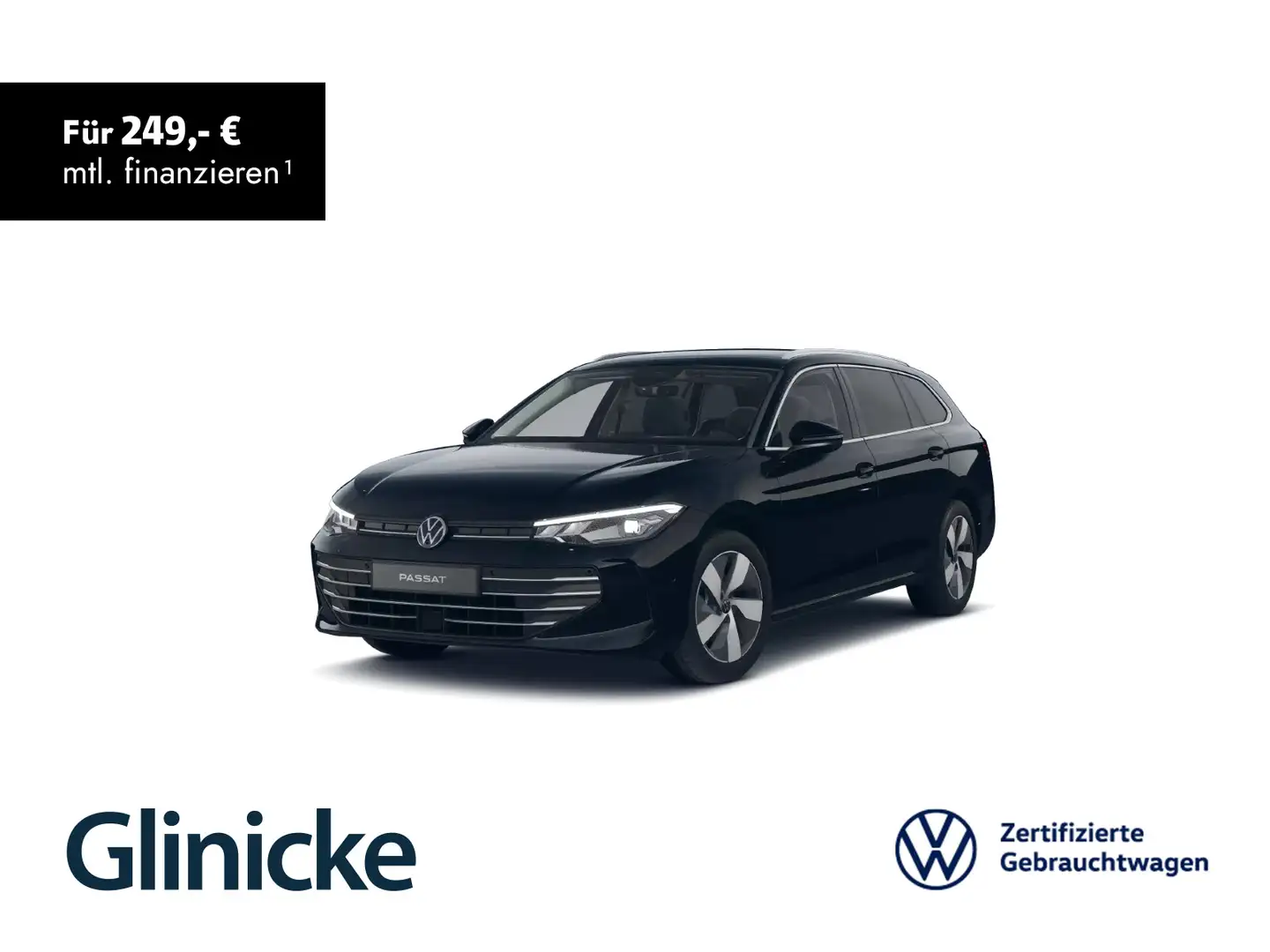 Volkswagen Passat Variant 1.5 eTSI Business AHK LED SiHz DS Schwarz - 1