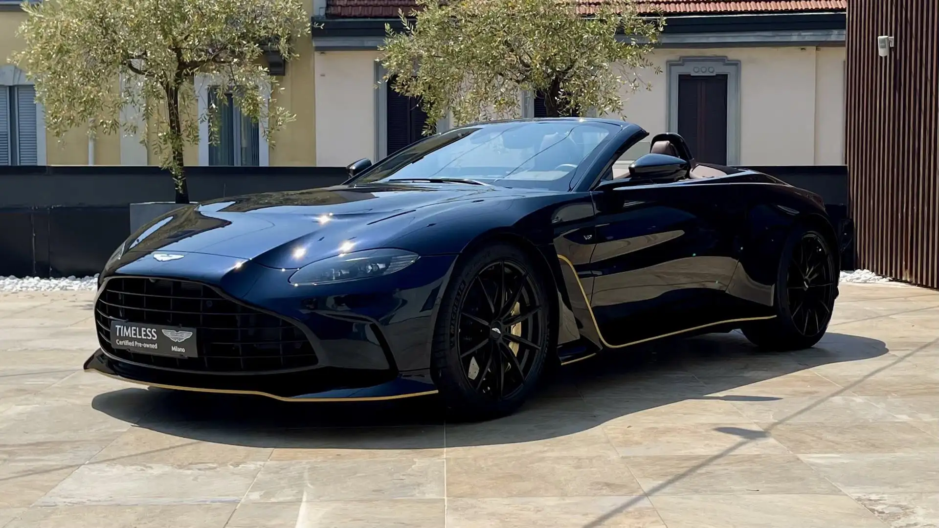 Aston Martin Vantage Roadster 5.2 V12 auto Azul - 1