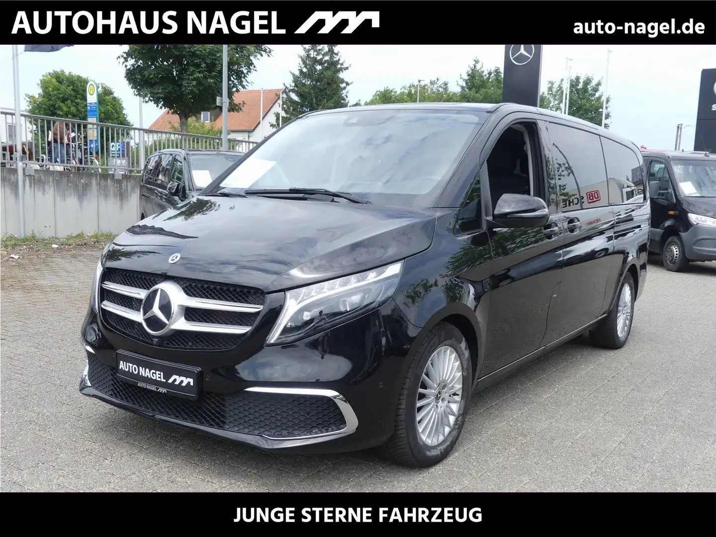 Mercedes-Benz V 300 d Avantgarde Edition Extralang Standhzg. Zwart - 1