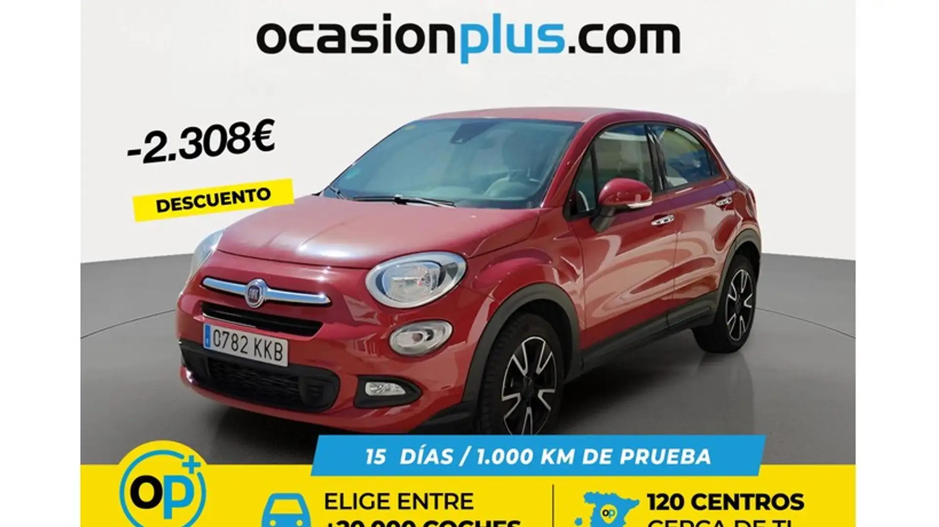 Fiat 500X 1.6Mjt Lounge 4x2 88kW Rojo - 1