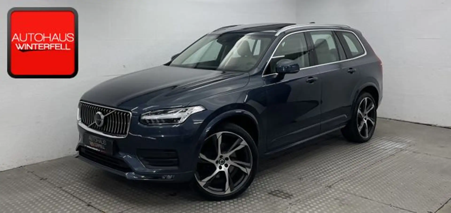 Volvo XC90 B5 AWD PANO+22Z+HUD+H&K+KAMERA+LED+ALARM+ Blau - 1