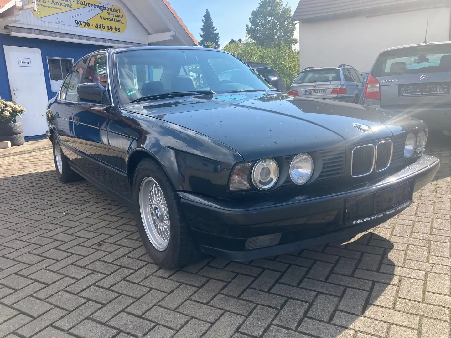 BMW 535 i, 5/1990, TÜV neu, 5-Gg, Leder, BBS, ATM, SSD Zwart - 2