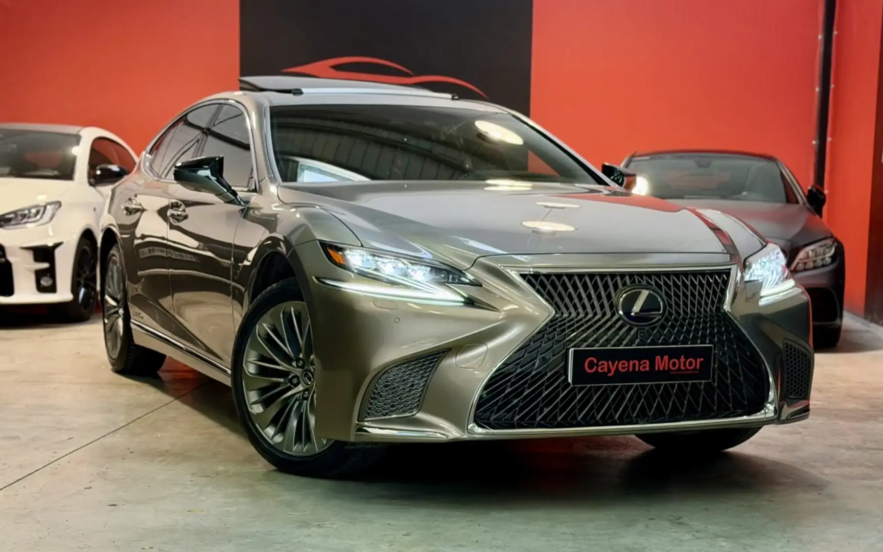 Lexus LS 500 500h Luxury Art Wood AWD Gris - 1