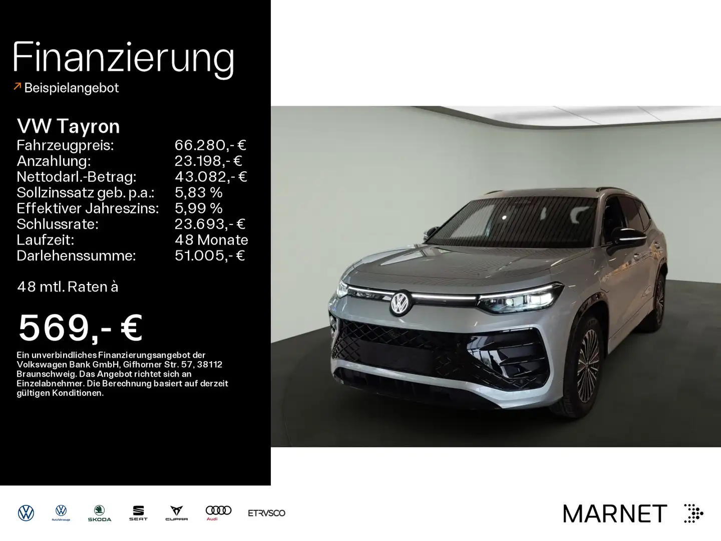 Volkswagen Tayron 1.5 Hybrid DSG NAV*HARMAN*LED*APP*HUD* Argintiu - 1