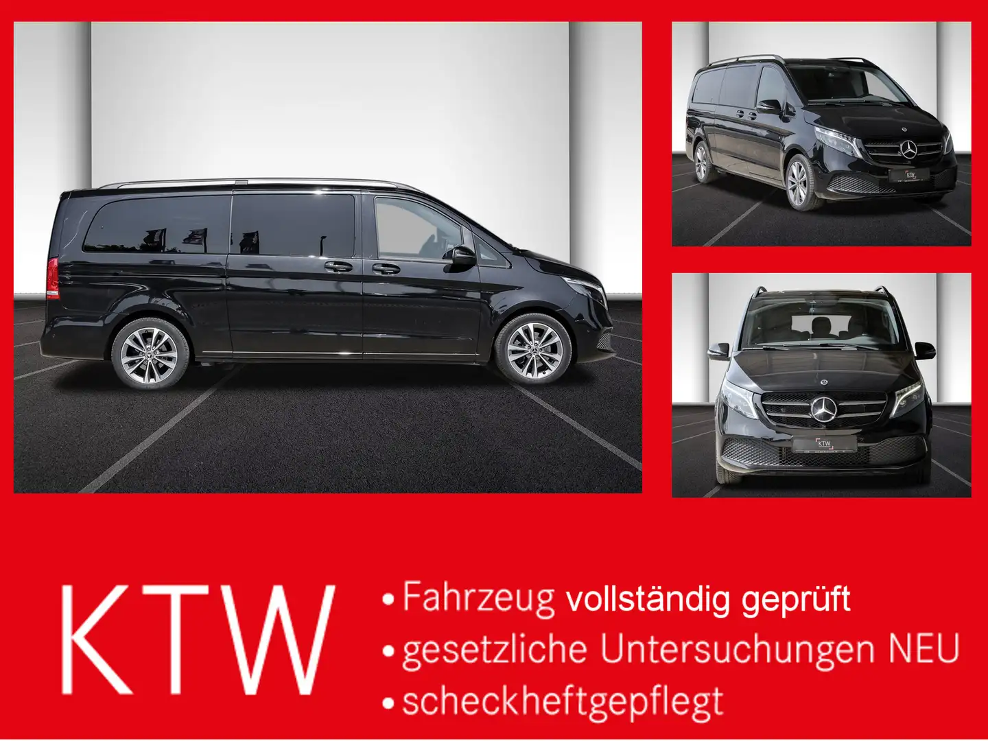 Mercedes-Benz V 300 Avantgarde Extralang,2xSchiebetür elektr. Noir - 1