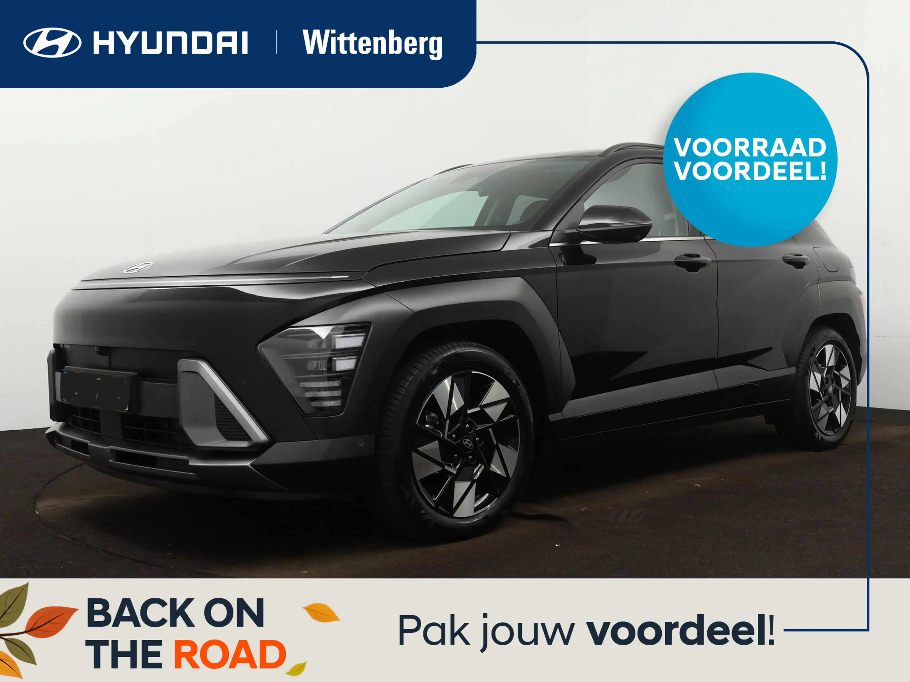 Hyundai KONA 1.6 GDI HEV Premium | LEDEREN STOELEN | STOEL VERW