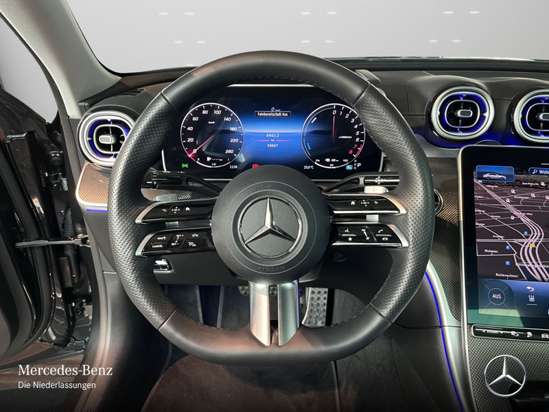 Mercedes-Benz C 400 e 4M AMG+NIGHT+PANO+360+BURMESTER+SITZKLIMA — photo 14