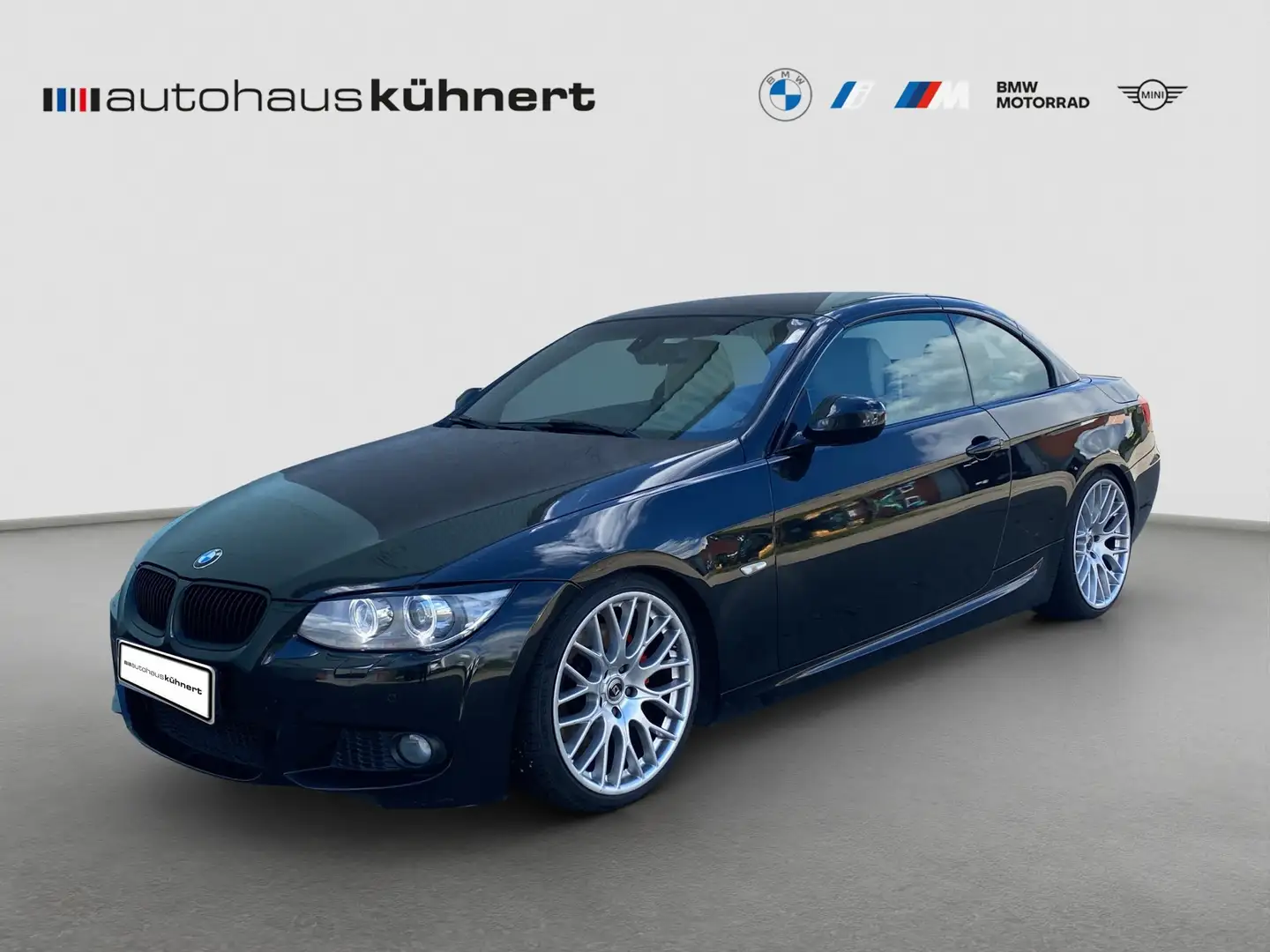 BMW 325 i Cabrio +nur an Händler/Export+HU 2/27 Schwarz - 1