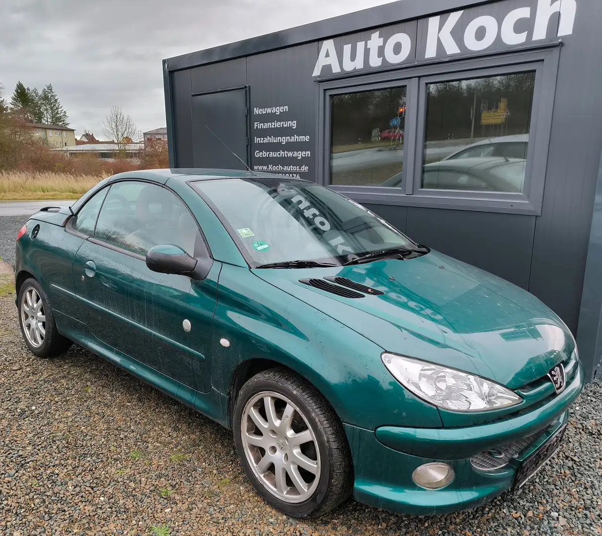 Peugeot 206 CC Roland Garros SHZ LM 1Hand Grün - 1