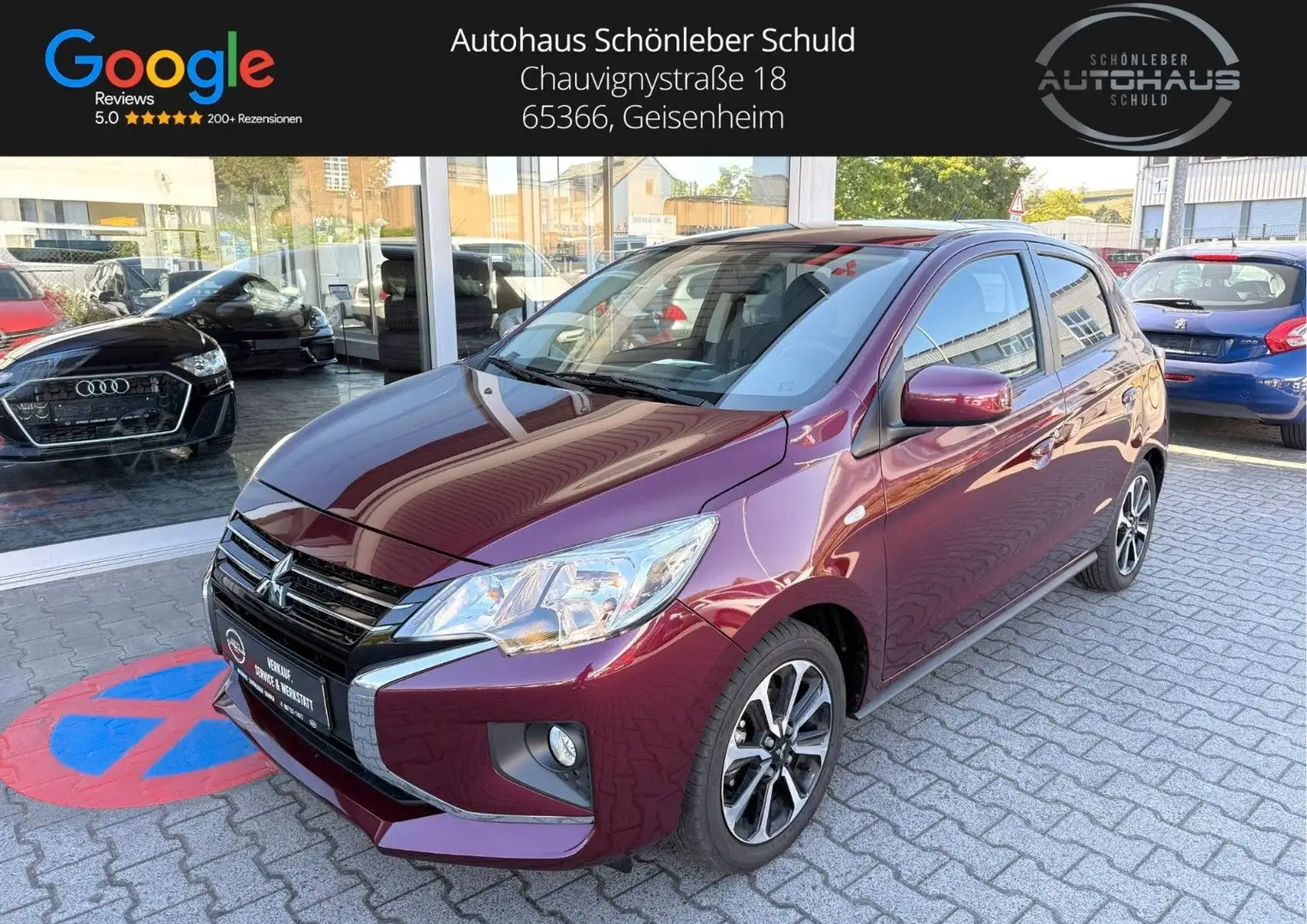 Mitsubishi Space Star Select+ *SITZH*CARPLAY*KAMERA*8-FACH* Rood - 1