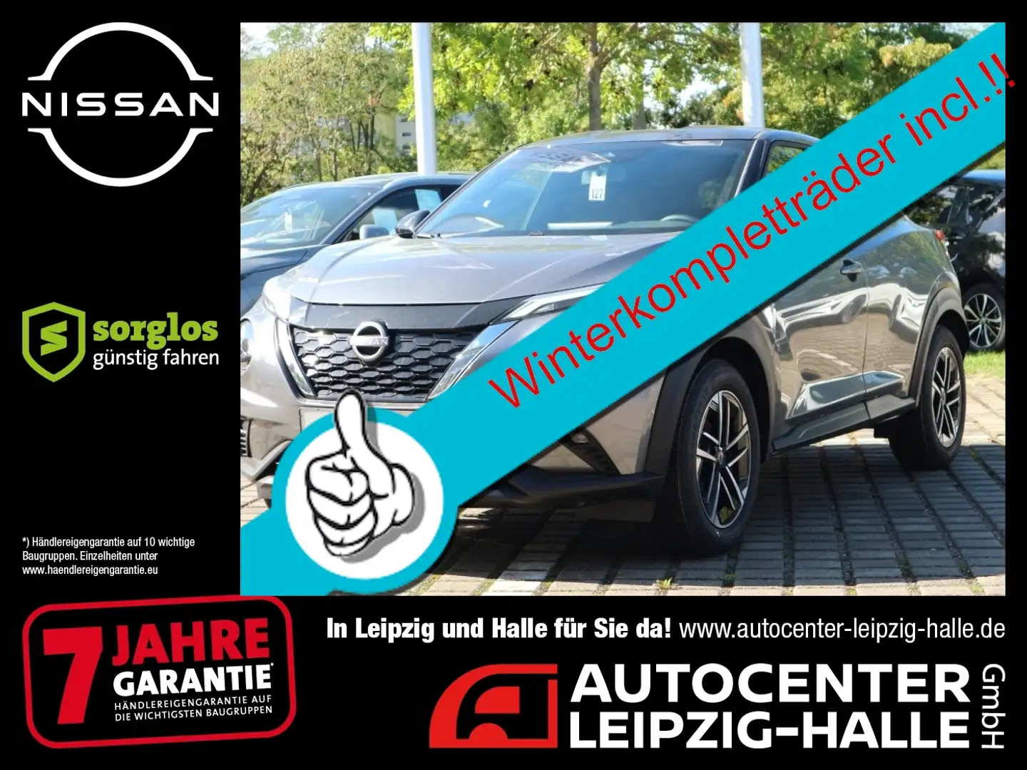Nissan Juke N-CONNECTA 1.6 HYBRID 4AMT Winterräder inkl. Grau - 1