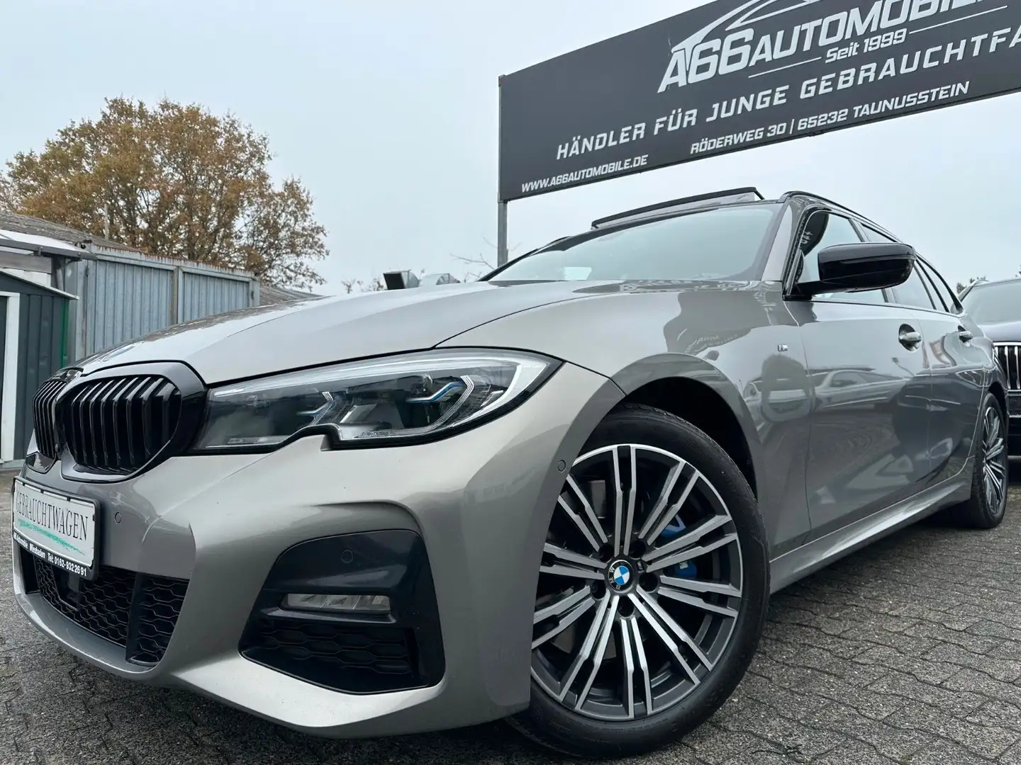 BMW 330 d xDr M Sport PANO*ACC*Laser*AHK*360°*Voll Grigio - 1