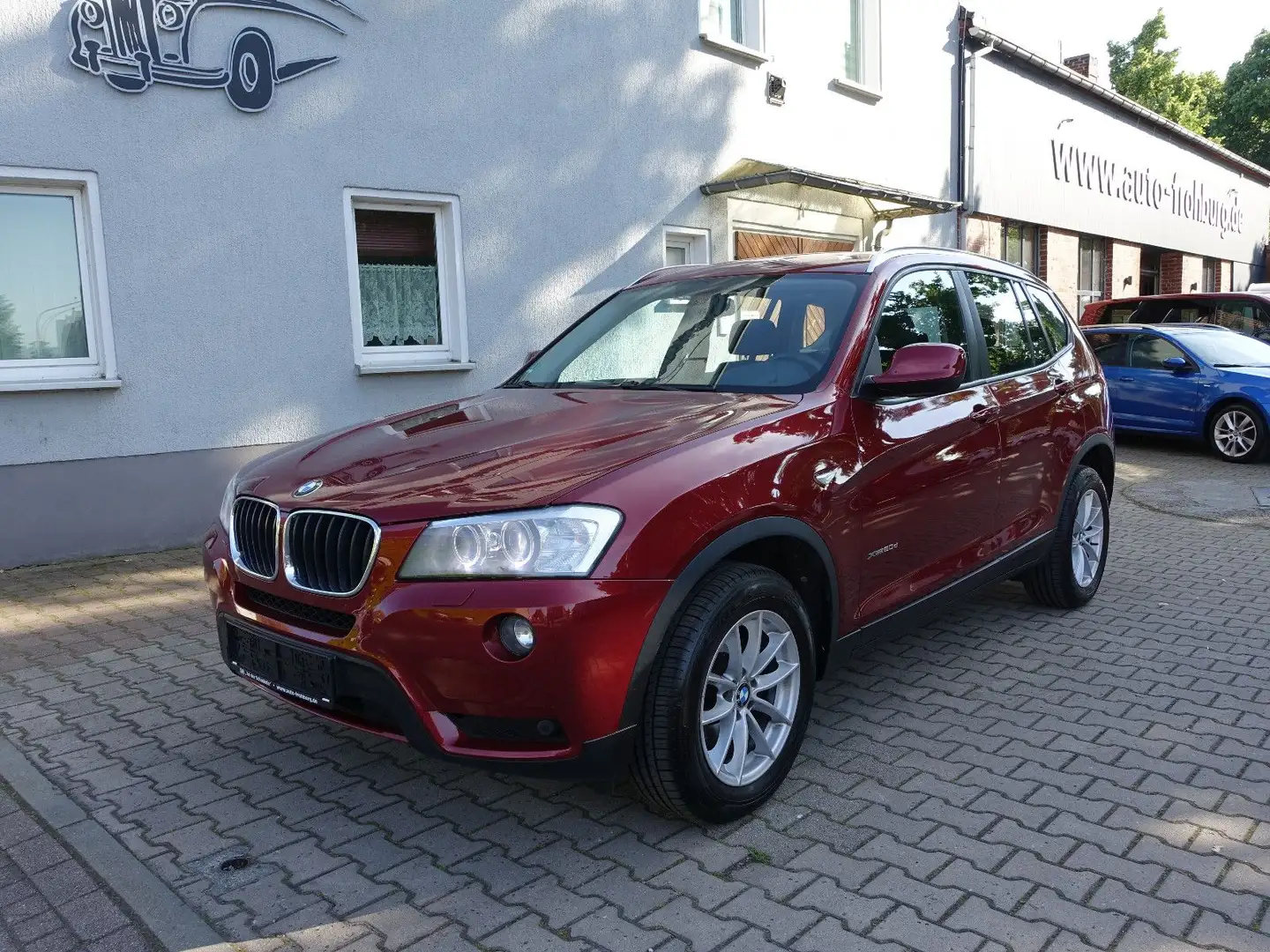 BMW X3 xDrive 20 d,Navi,Bi Xenon, schwenk Ahk,1Hd Rot - 1