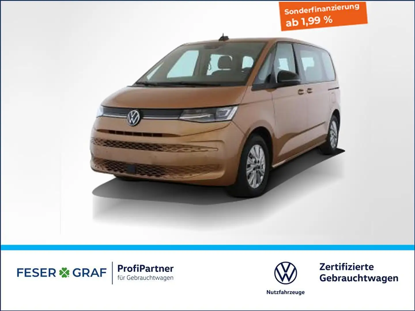 Volkswagen T7 Multivan 2.0TDI Life DSG 7Sitze AHK LED-Matrix Panoram Bronze - 1