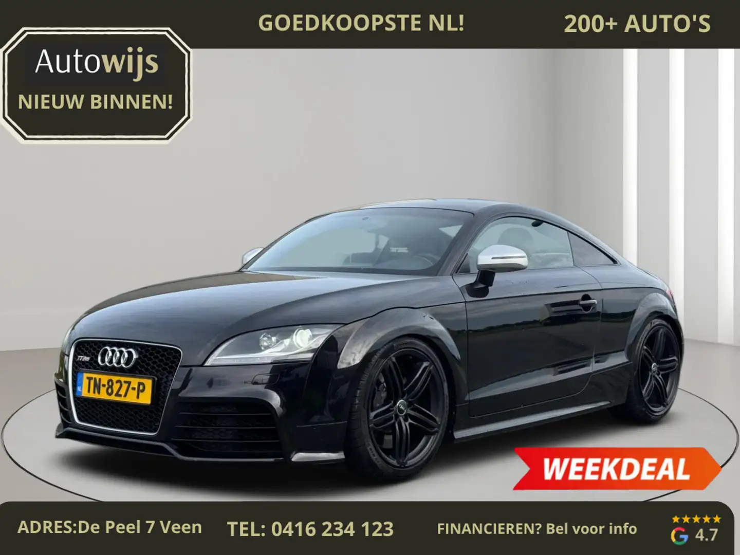 Audi TT RS 2.5 T TT Pro Line|340PK|LED|LM-VELG|Alcantara Negro - 1