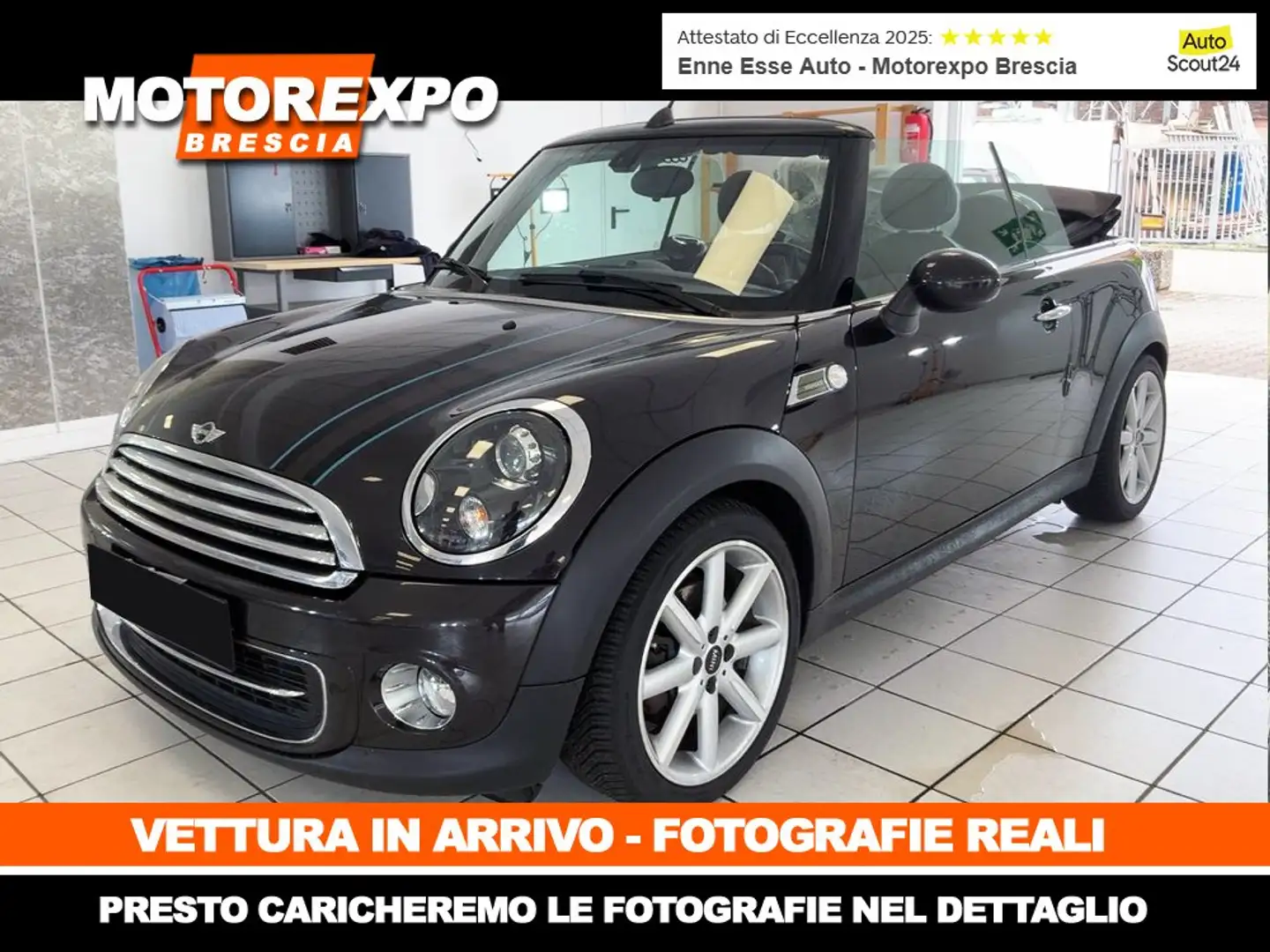 MINI Cooper Cabrio 1.6 122Cv Highgate Marrone - 1