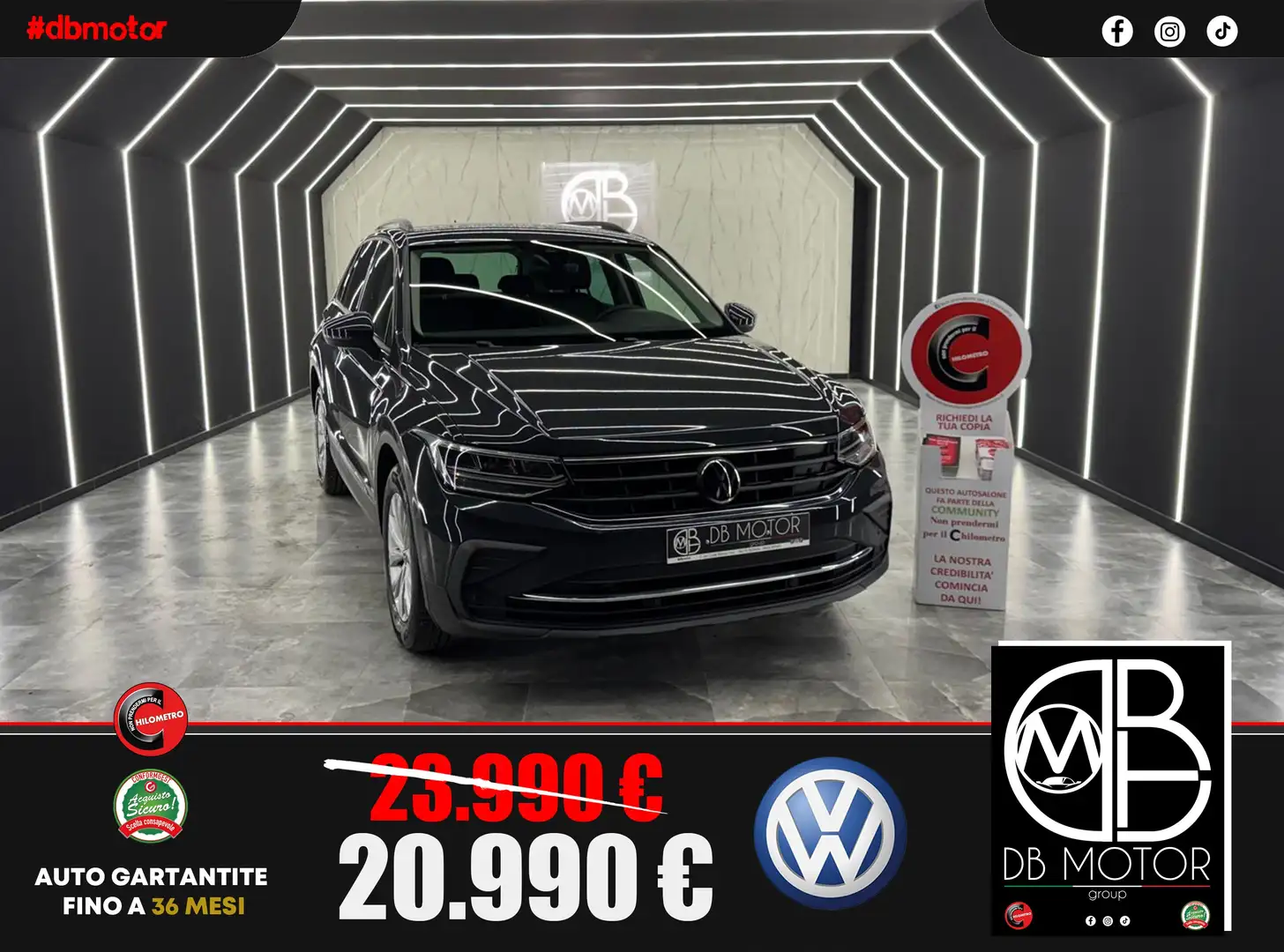 Volkswagen Tiguan Tiguan II 2021 2.0 tdi Elegance 150cv dsg Grigio - 1