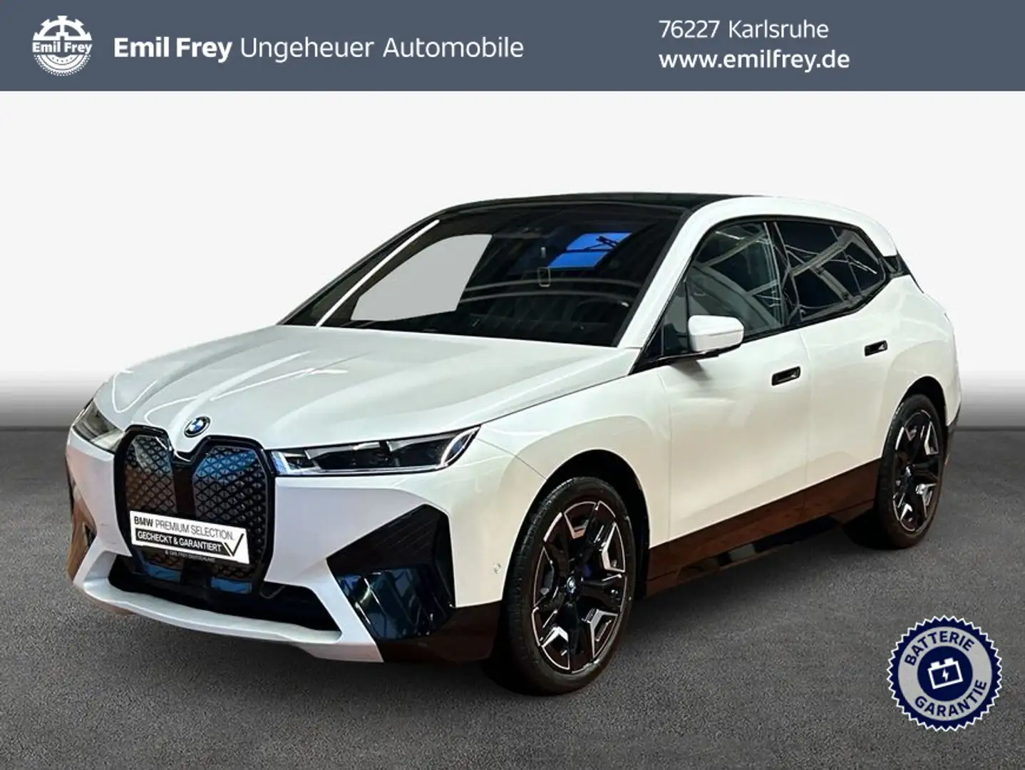 BMW iX xDrive40, AHK, Panoramadach, Laserlicht Weiß - 1