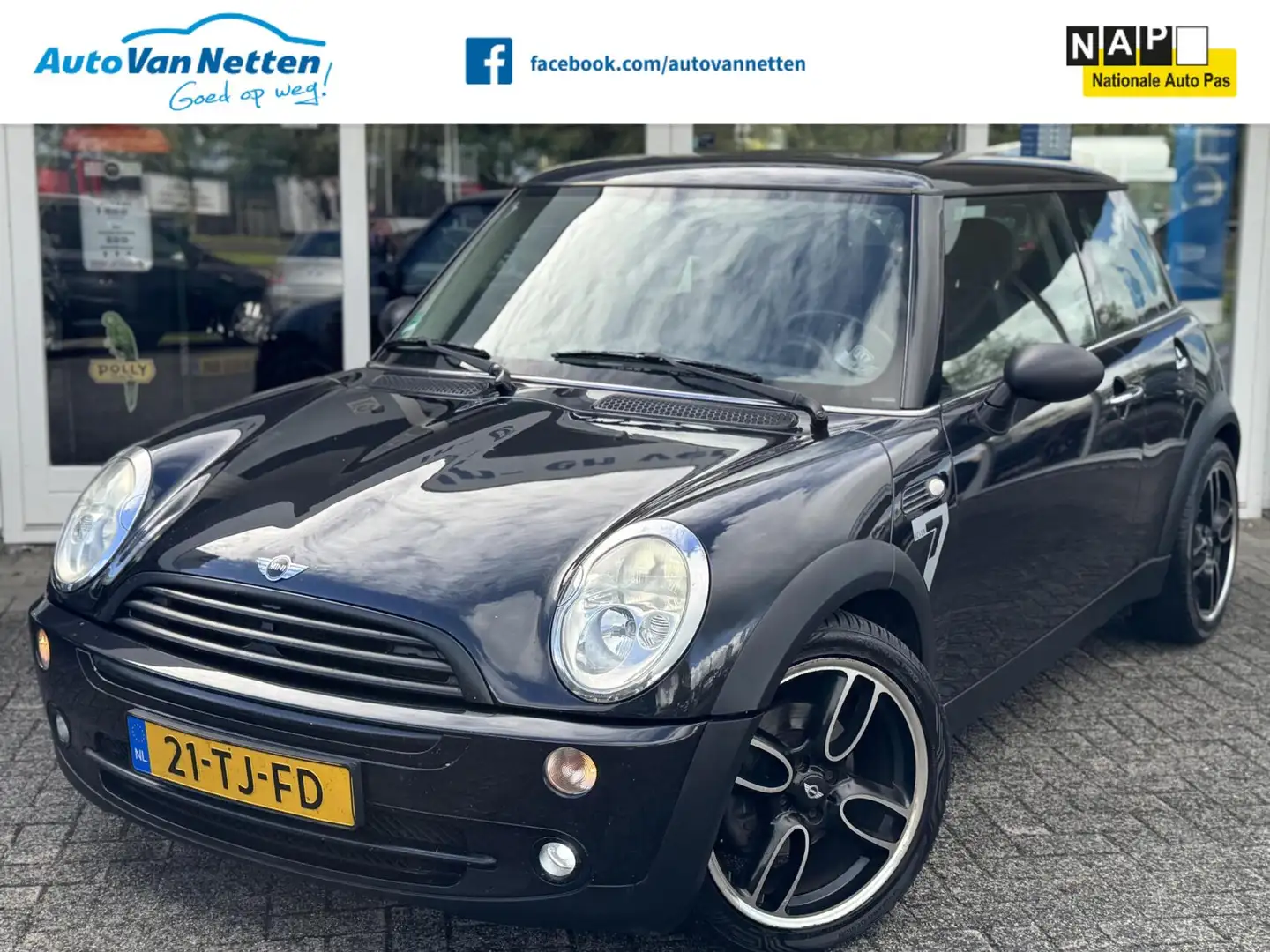 MINI Cooper Mini 1.6 Seven, HANDEL/EXPORTPRIJS!!! Zwart - 1