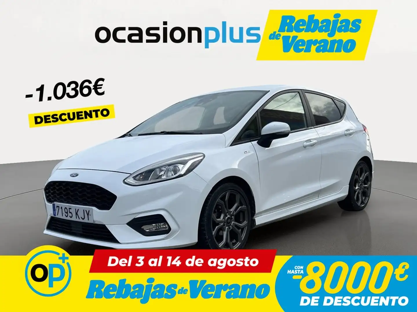 Ford Fiesta 1.0 EcoBoost S/S ST Line 100 Blanco - 1