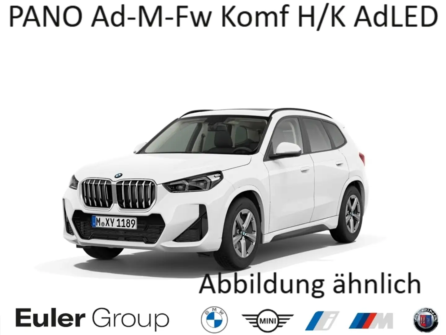 BMW X1 20i M-Sport Winter18'' PANO Ad-M-Fw Komf H/K AdLED Weiß - 1