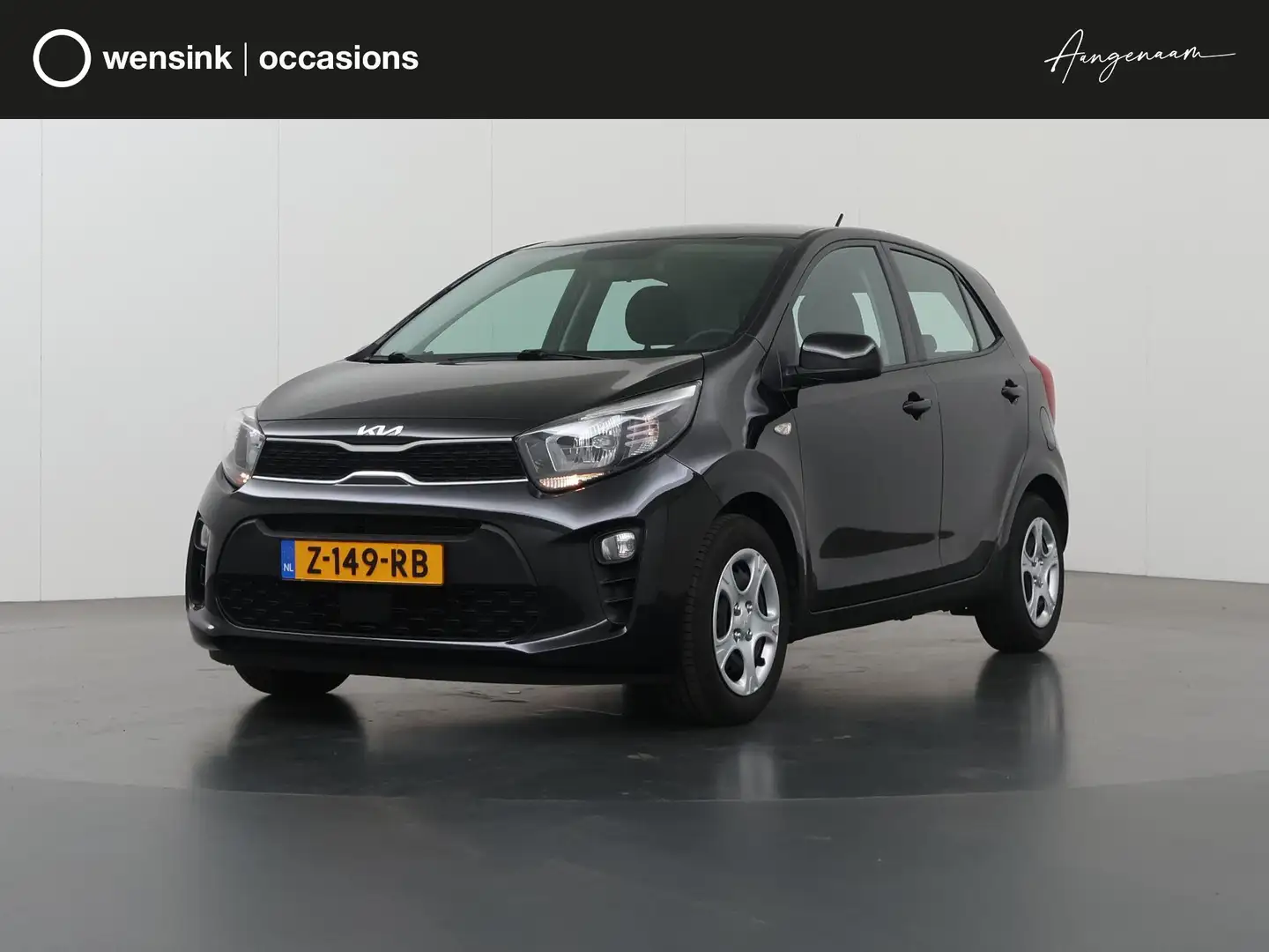 Kia Picanto 1.0 DPi ComfortLine | Airco | Cruise control | DAB Zwart - 1