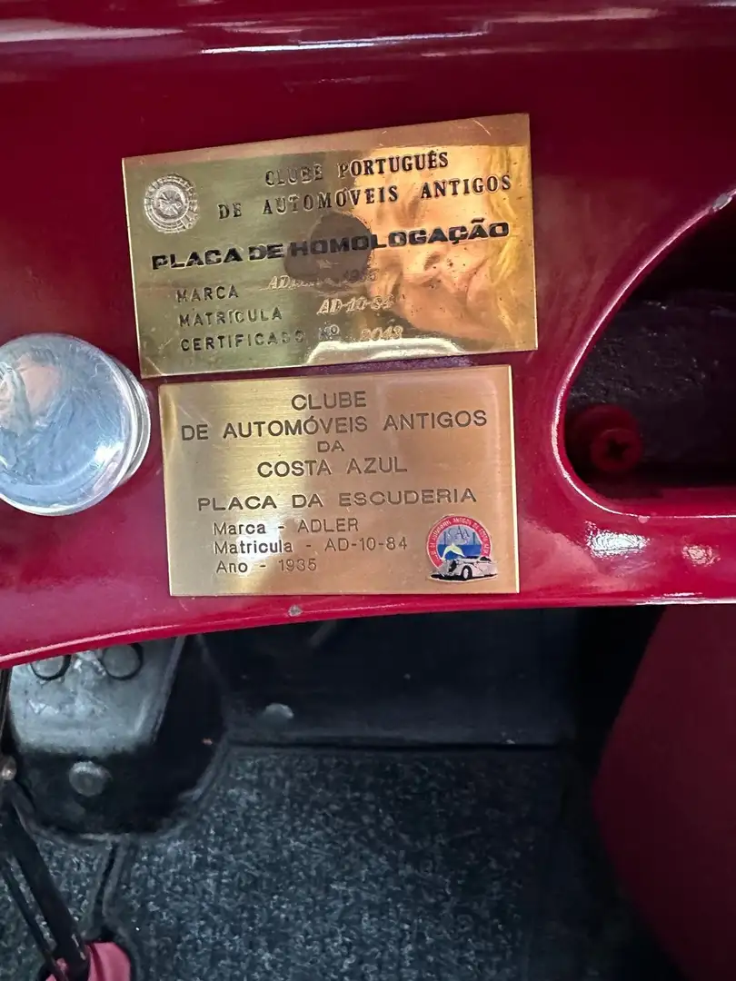 Oldtimer Adler Rot - 2