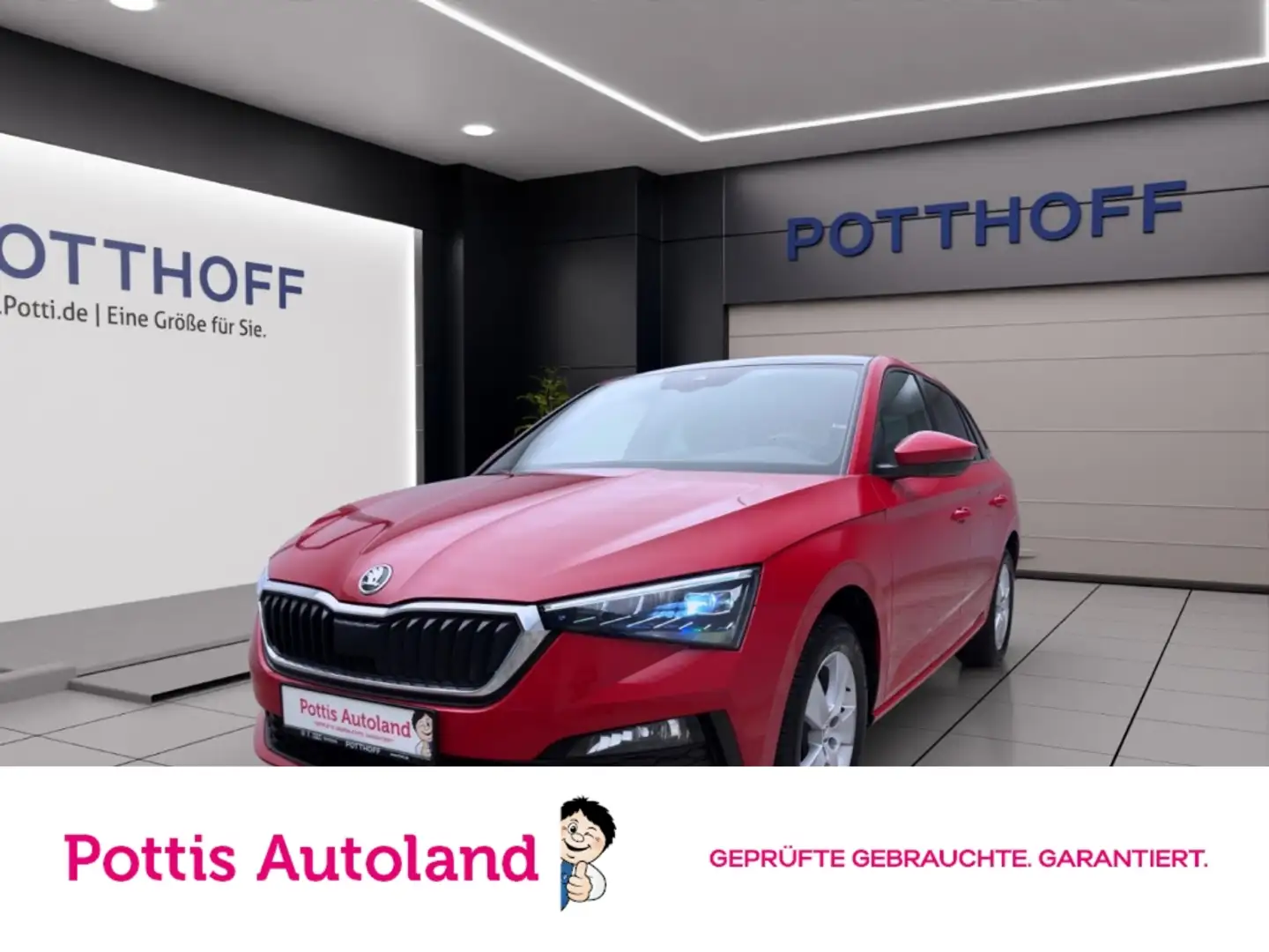 Skoda Scala 1.5 TSI DSG STYLE PANO LM16 KLIMA PDC Rot - 1