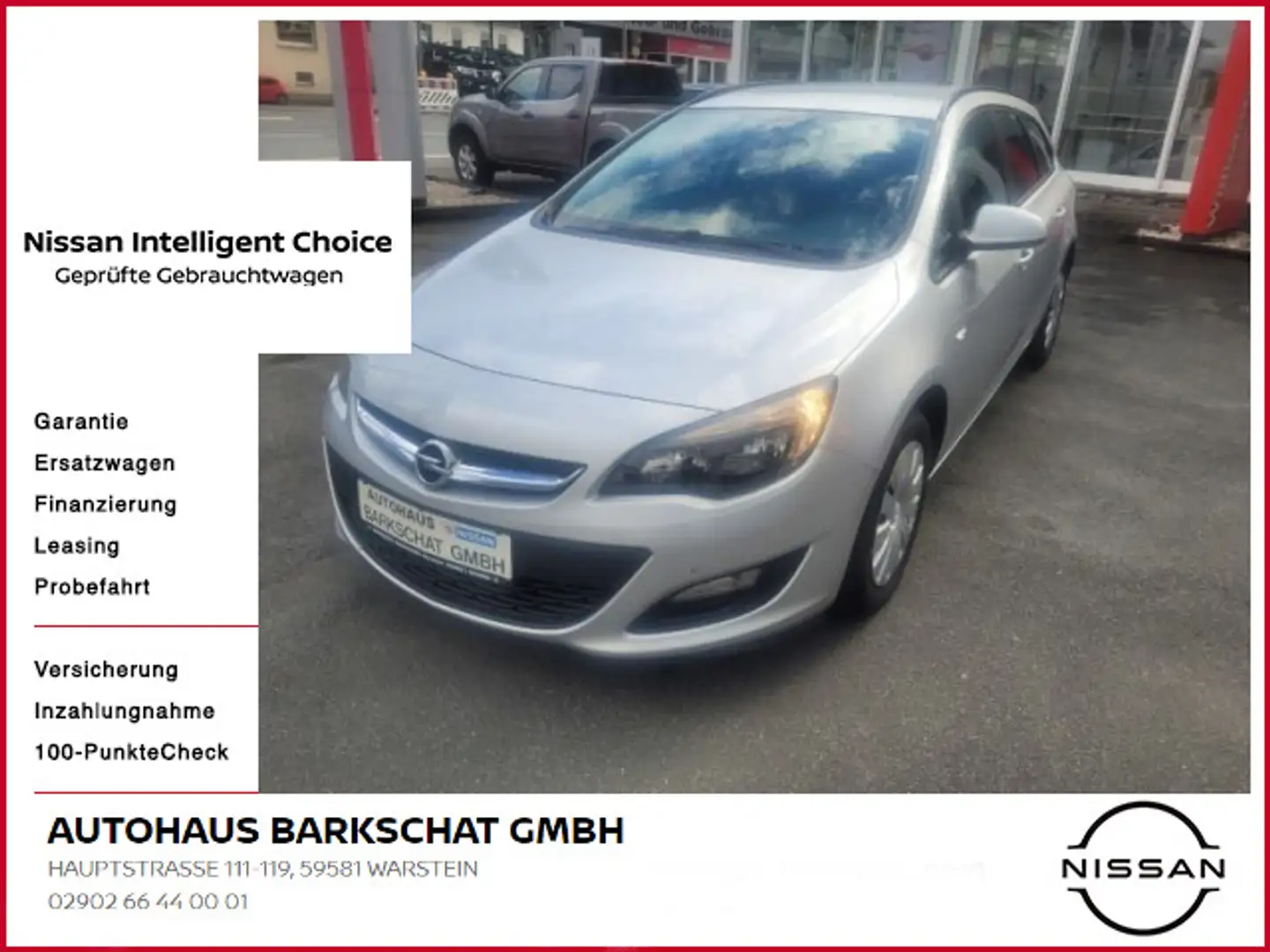 Opel Astra J Sports Tourer Edition Argento - 1