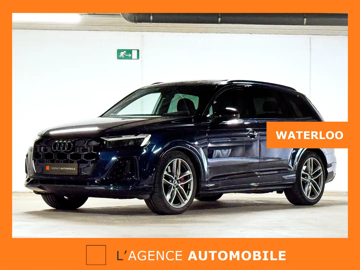 Audi Q7 60 TFSIe Quattro PHEV S line - GARANTIE AUDI 08/27 Bleu - 1