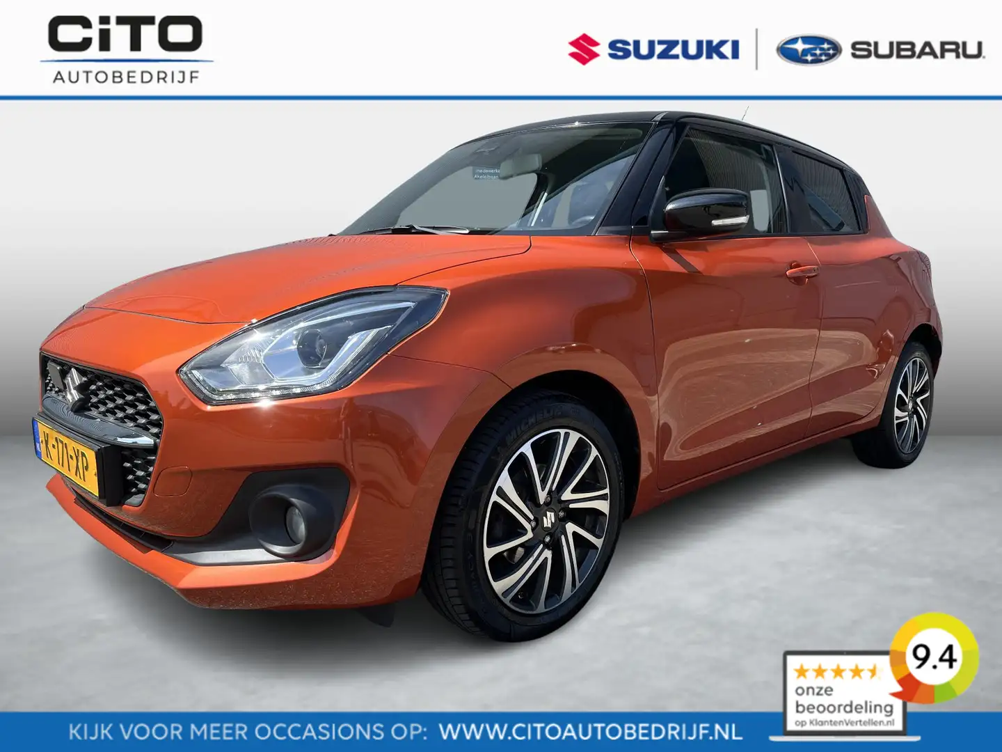 Suzuki Swift 1.2 Style Smart Hybrid | Climate Control | Meest L Oranje - 1
