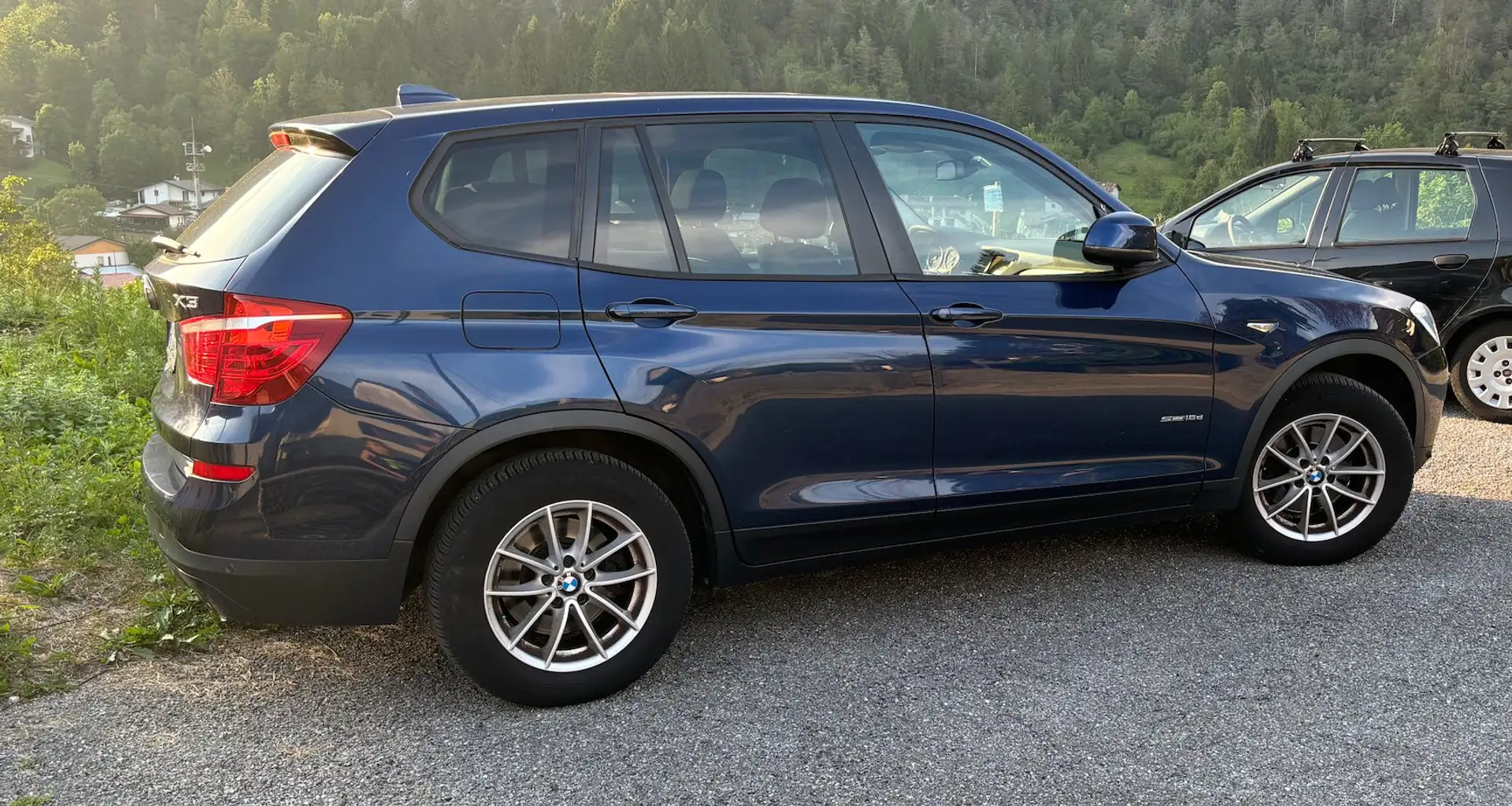 BMW X3 X3 F25 LCI 2014 sdrive18d xLine auto Azul - 2