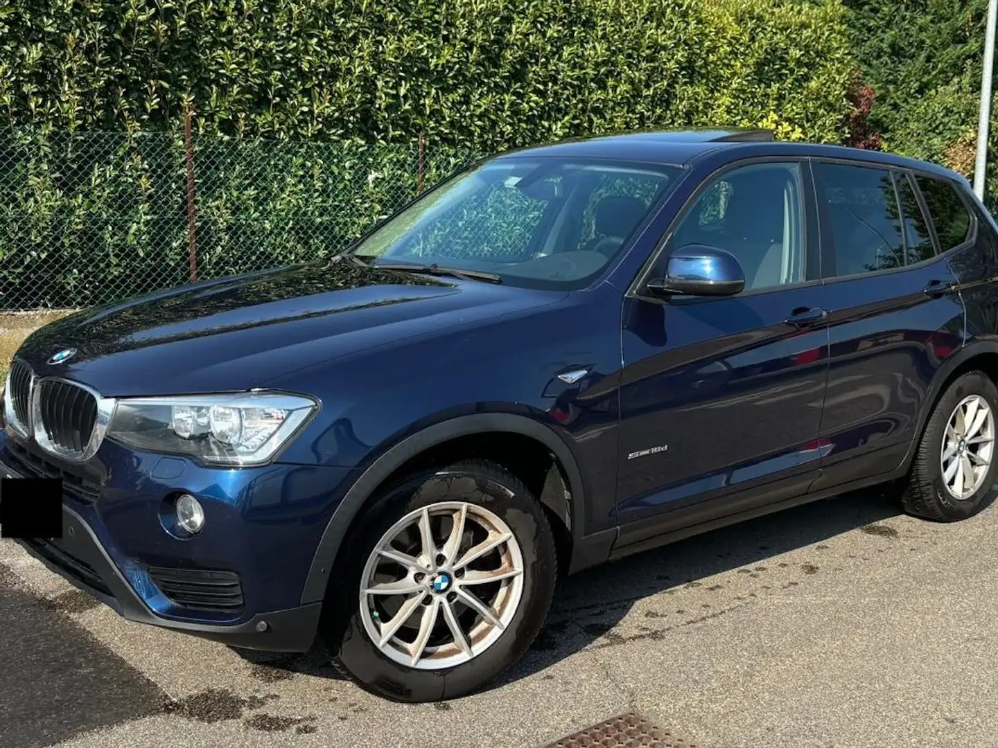 BMW X3 X3 F25 LCI 2014 sdrive18d xLine auto Azul - 1