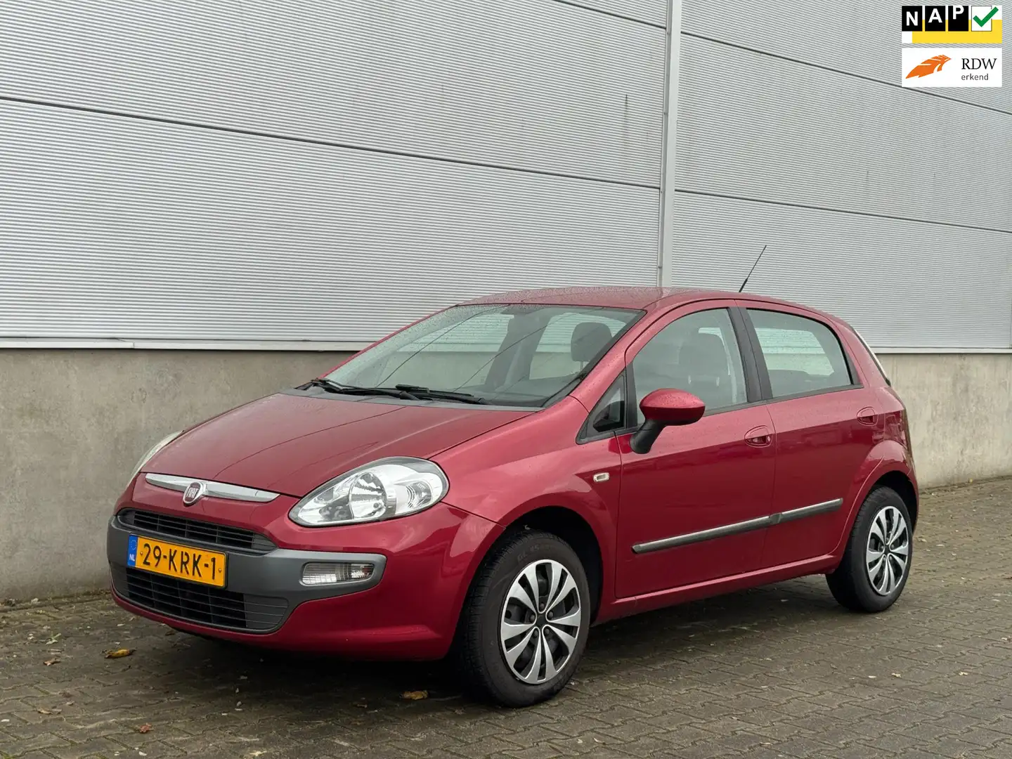 Fiat Punto Evo 1.2 Dynamic AIRCO|CRUISE|ELEKT.PAK|APK|NAP| Roşu - 1