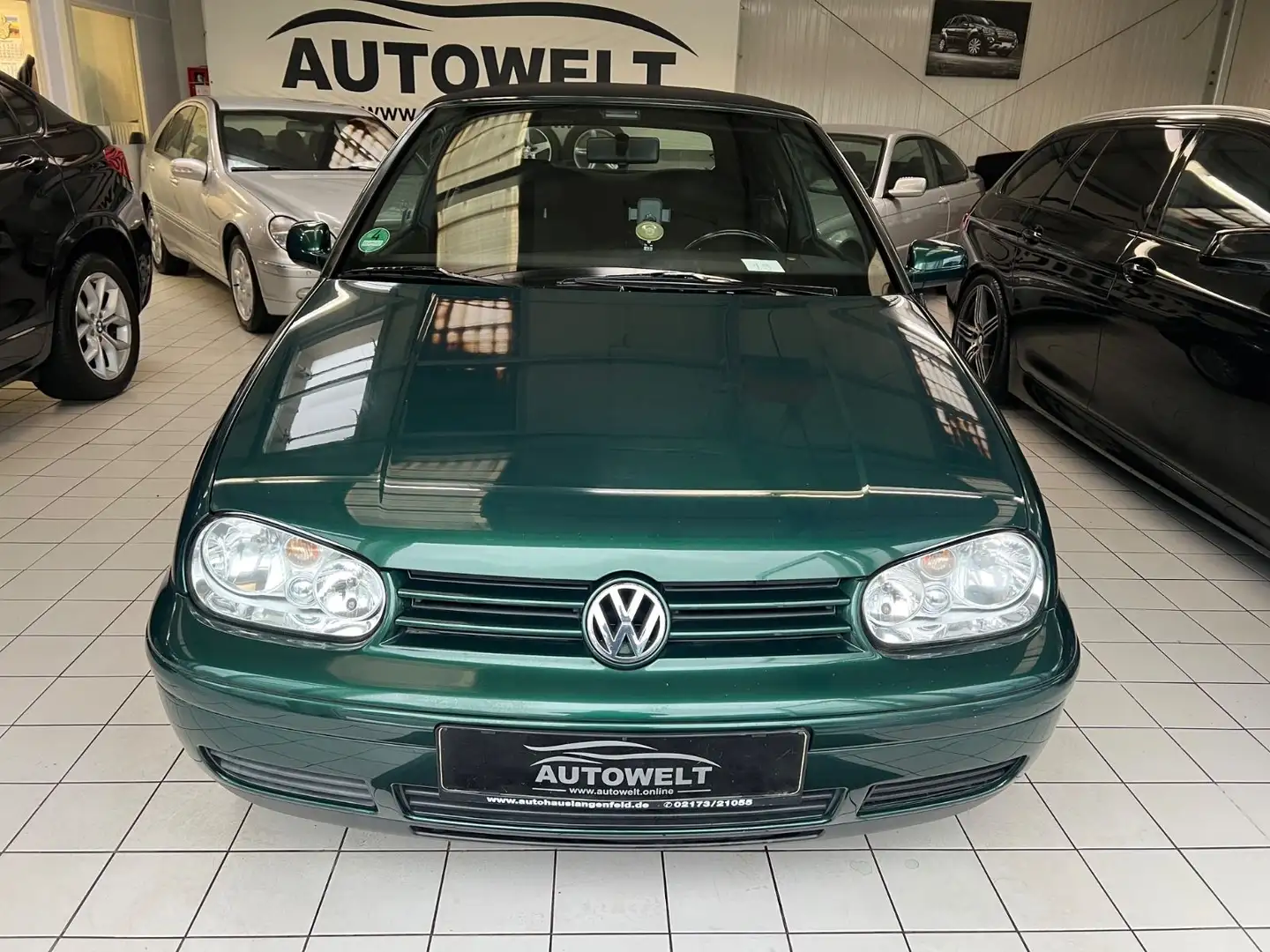 Volkswagen Golf 1.6l Cabriolet*TÜVneu*Original*Service* Grün - 2