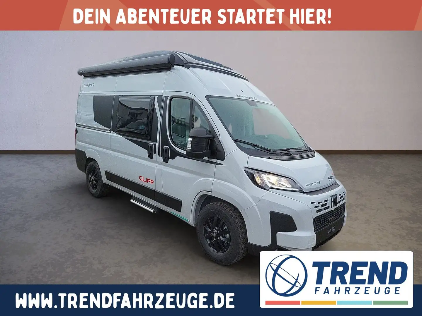 Sunlight Adventure Cliff RT 540 Aktion Van, Snow, Go Grau - 1