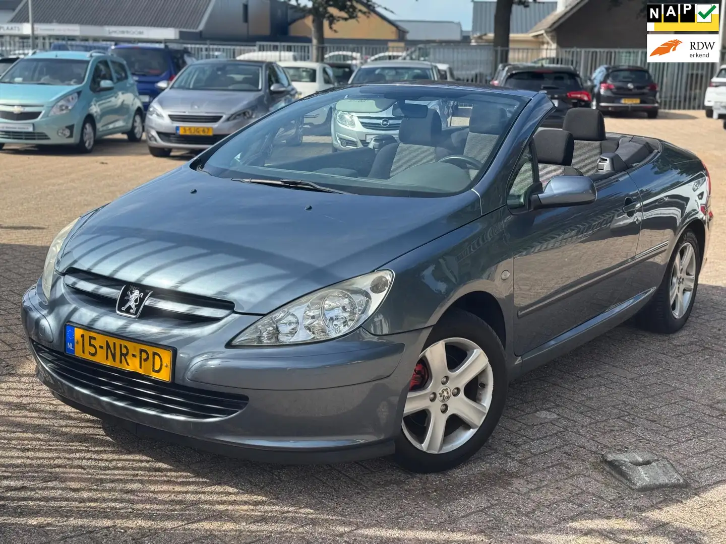 Peugeot 307 CC 2.0-16V NAP CLIMA APK 06-2026 PDC inruil koopje Gris - 1