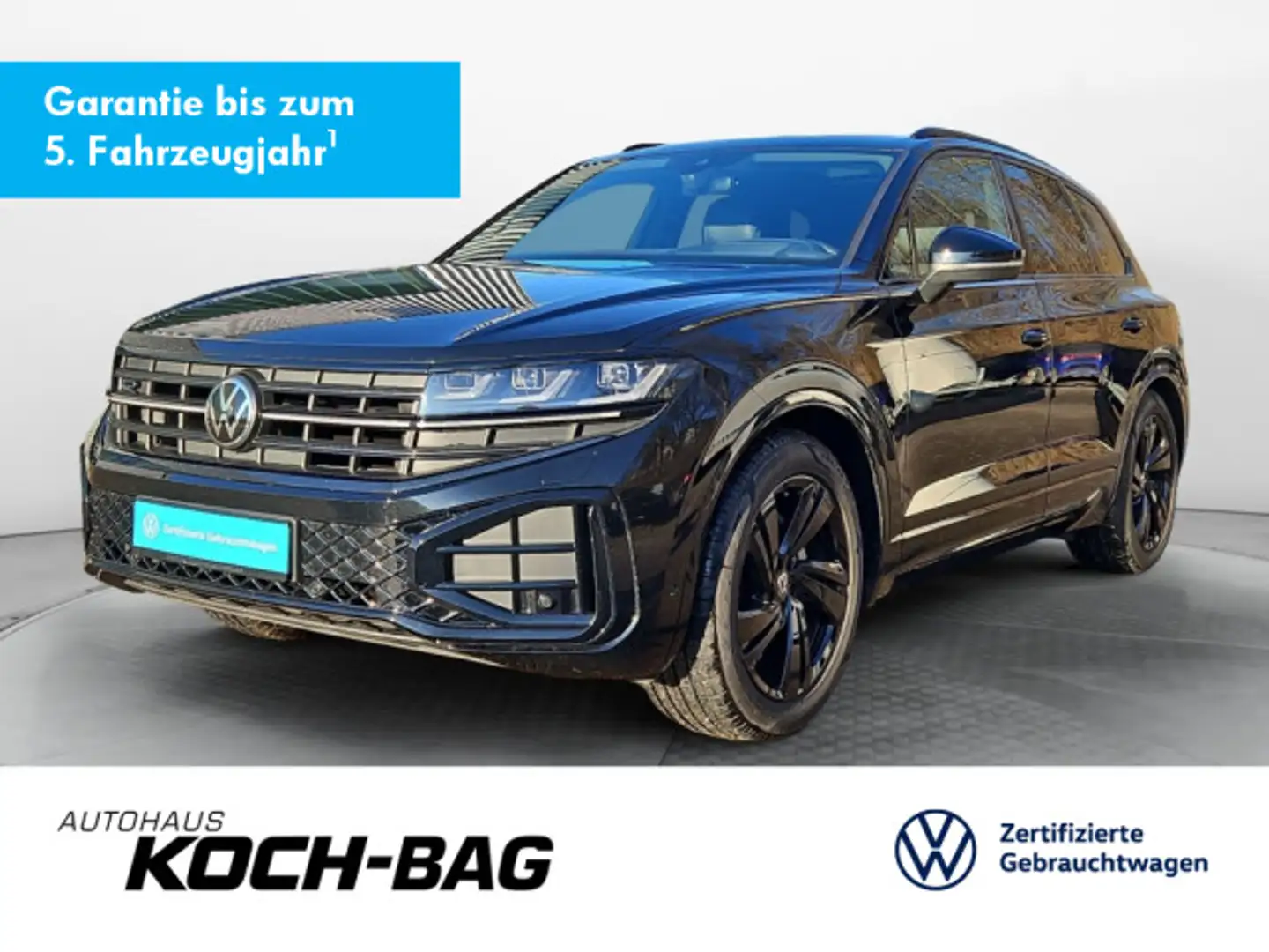 Volkswagen Touareg R-Line 3.0TDI 4M Tiptronic Navi AHK Pano Schwarz - 1