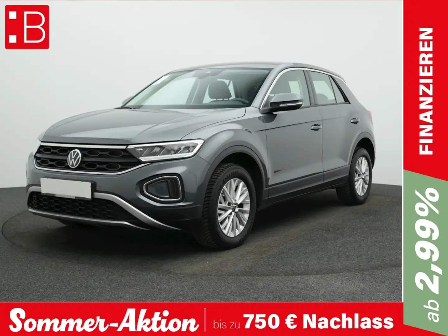Volkswagen T-Roc 2.0 TDI LED APP-CONNECT SH CLIMATRONIC Grau - 1