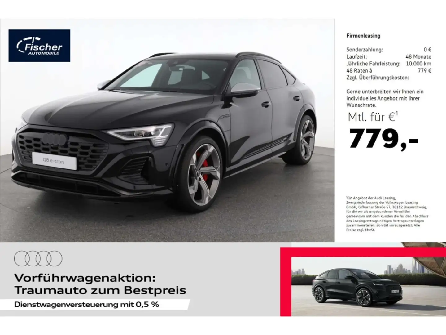 Audi SQ8 e-tron Sportback quattro LP: 132.440,-/Pano Black - 1