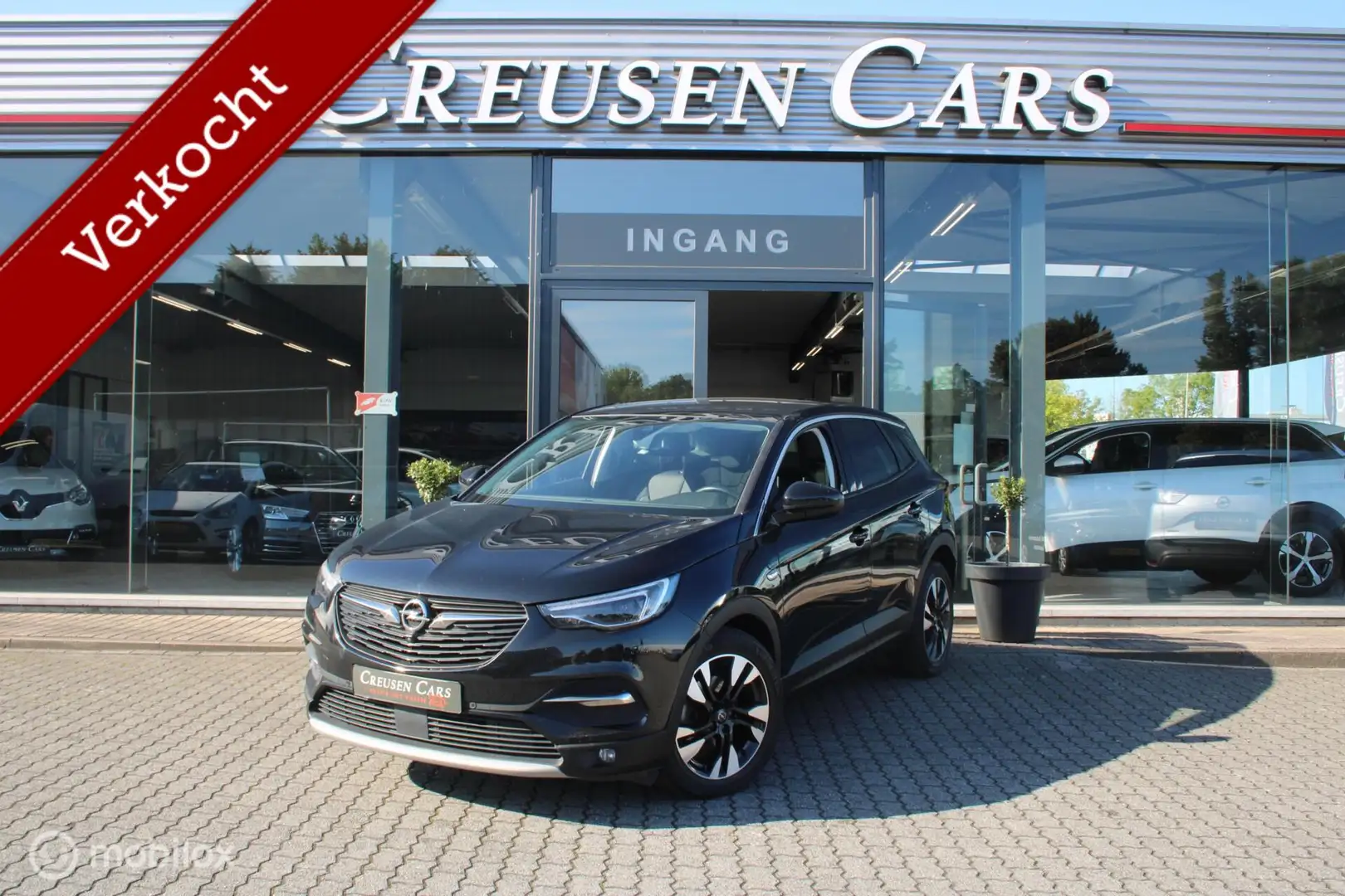 Opel Grandland X 1.2 Turbo Ultimate/Full Options/ Zwart - 1
