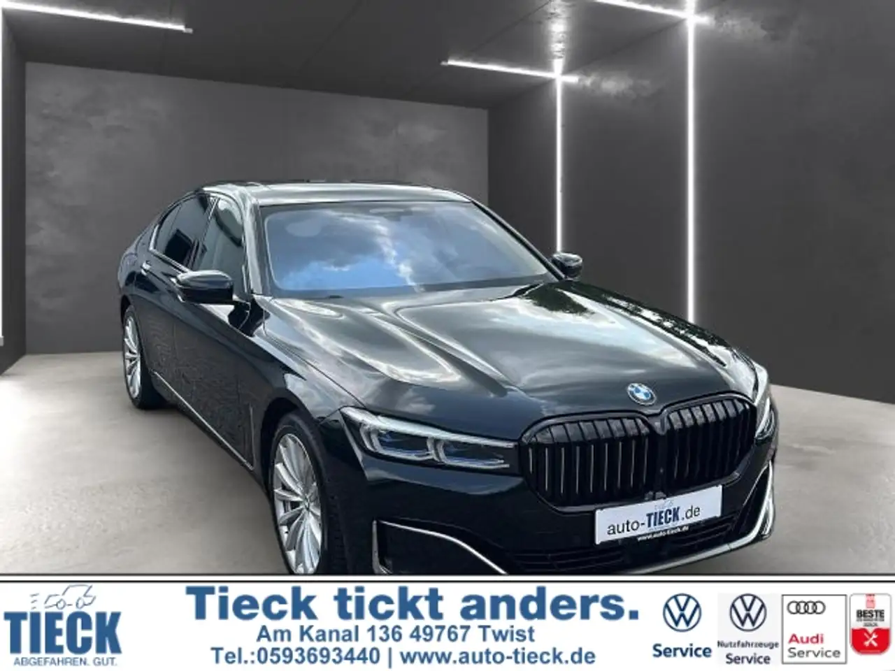 BMW 740 d xDrive Leder Navi HUD StHz Klima Laserlicht