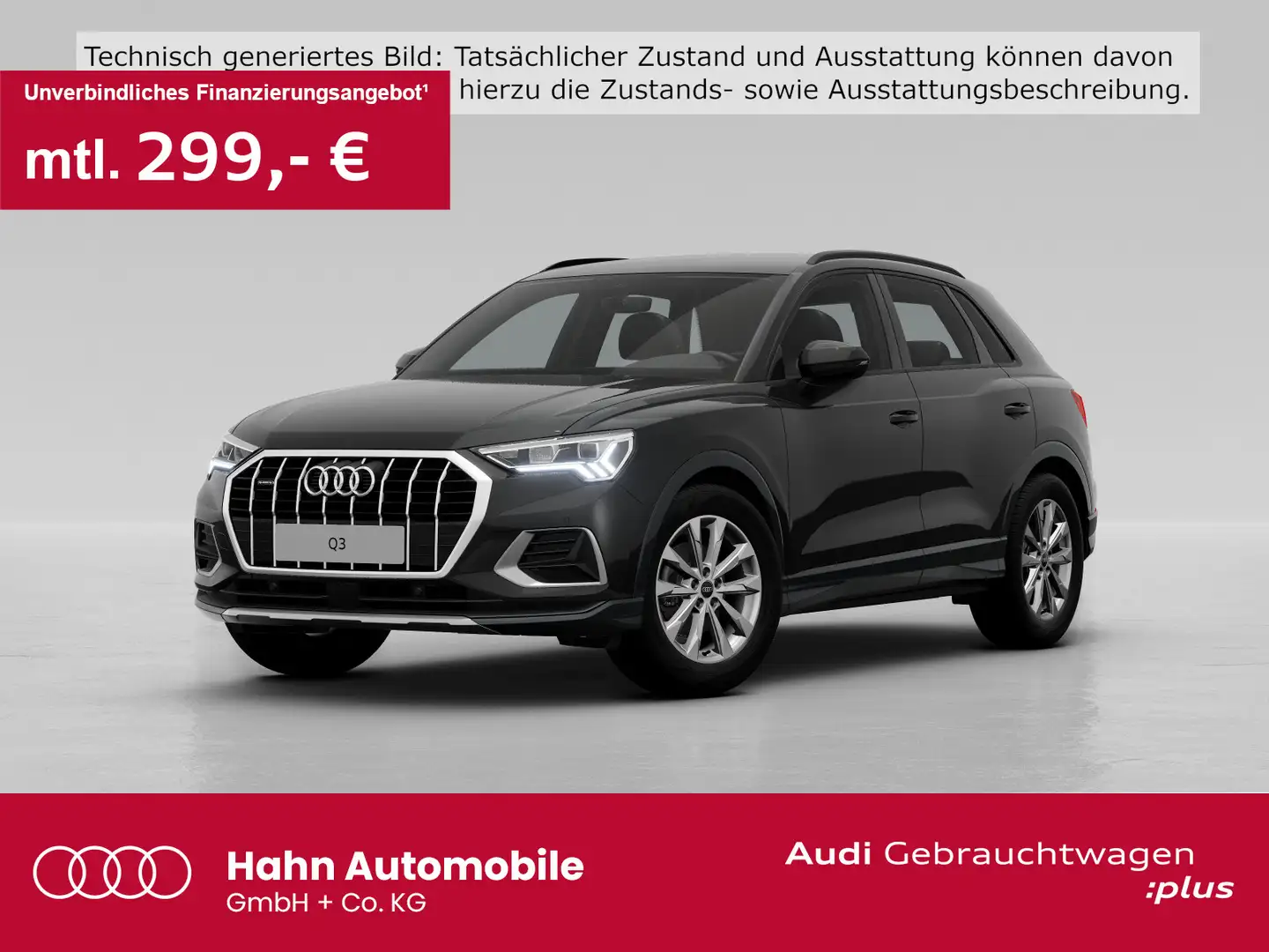 Audi Q3 35 TDI S-tronic quattro advanced AHK CAM LED Schwarz - 1