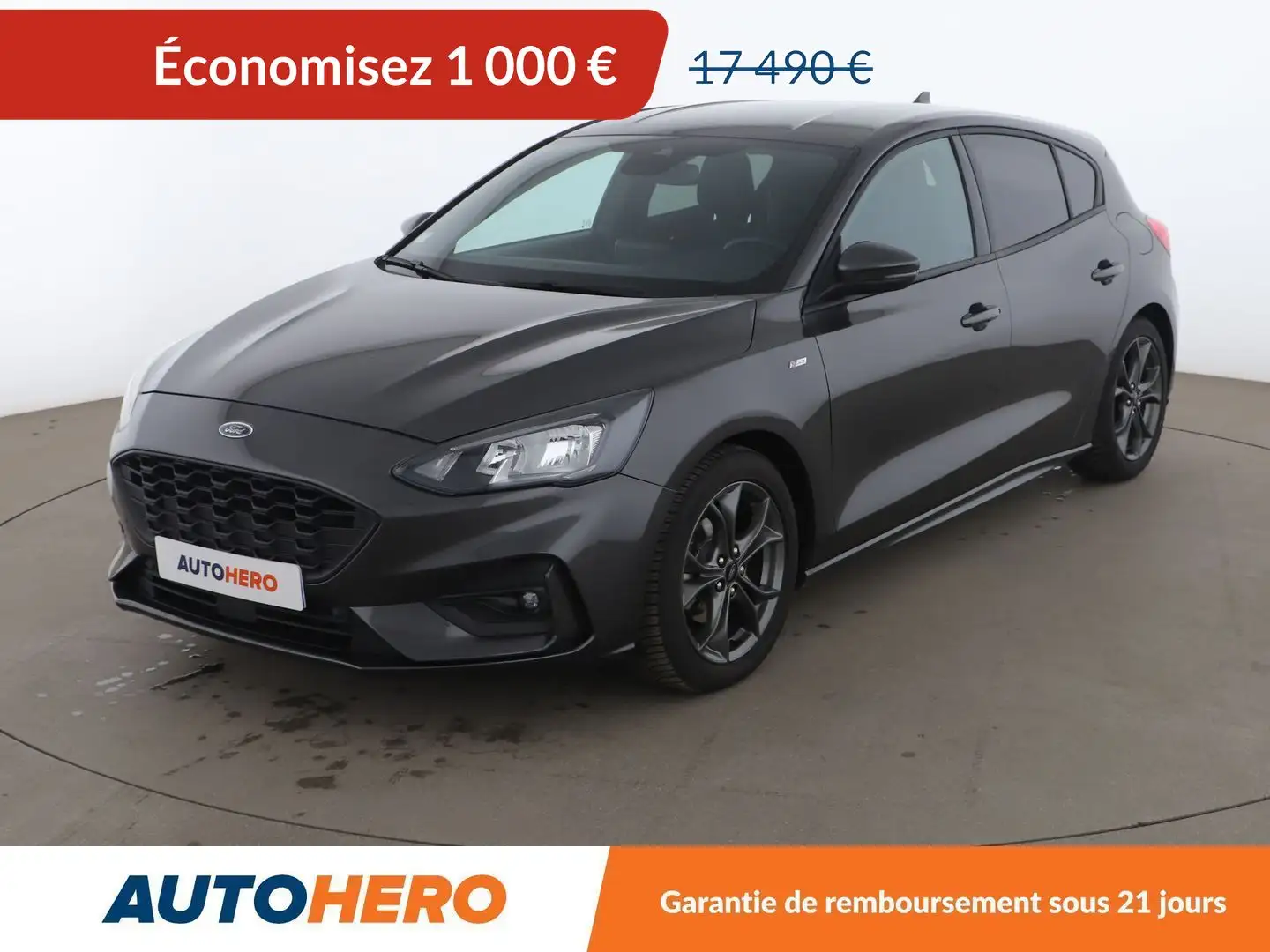 Ford Focus 1.0 EcoBoost ST Line Auto Gris - 1