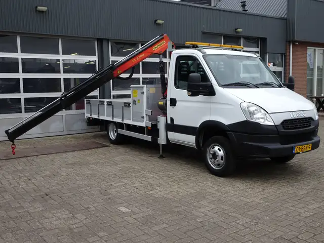 Iveco Daily 50C14G 136pk Cng / Benzine PTO Kraan Palfinger PC2