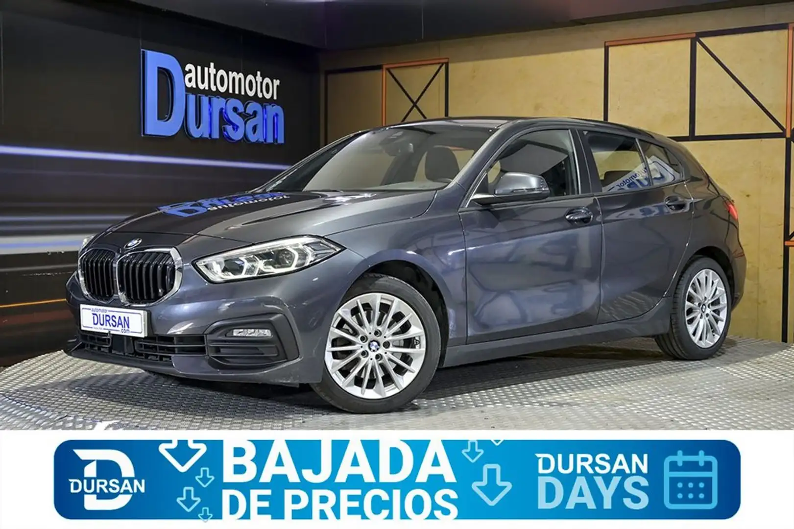 BMW 116 118d Gris - 1