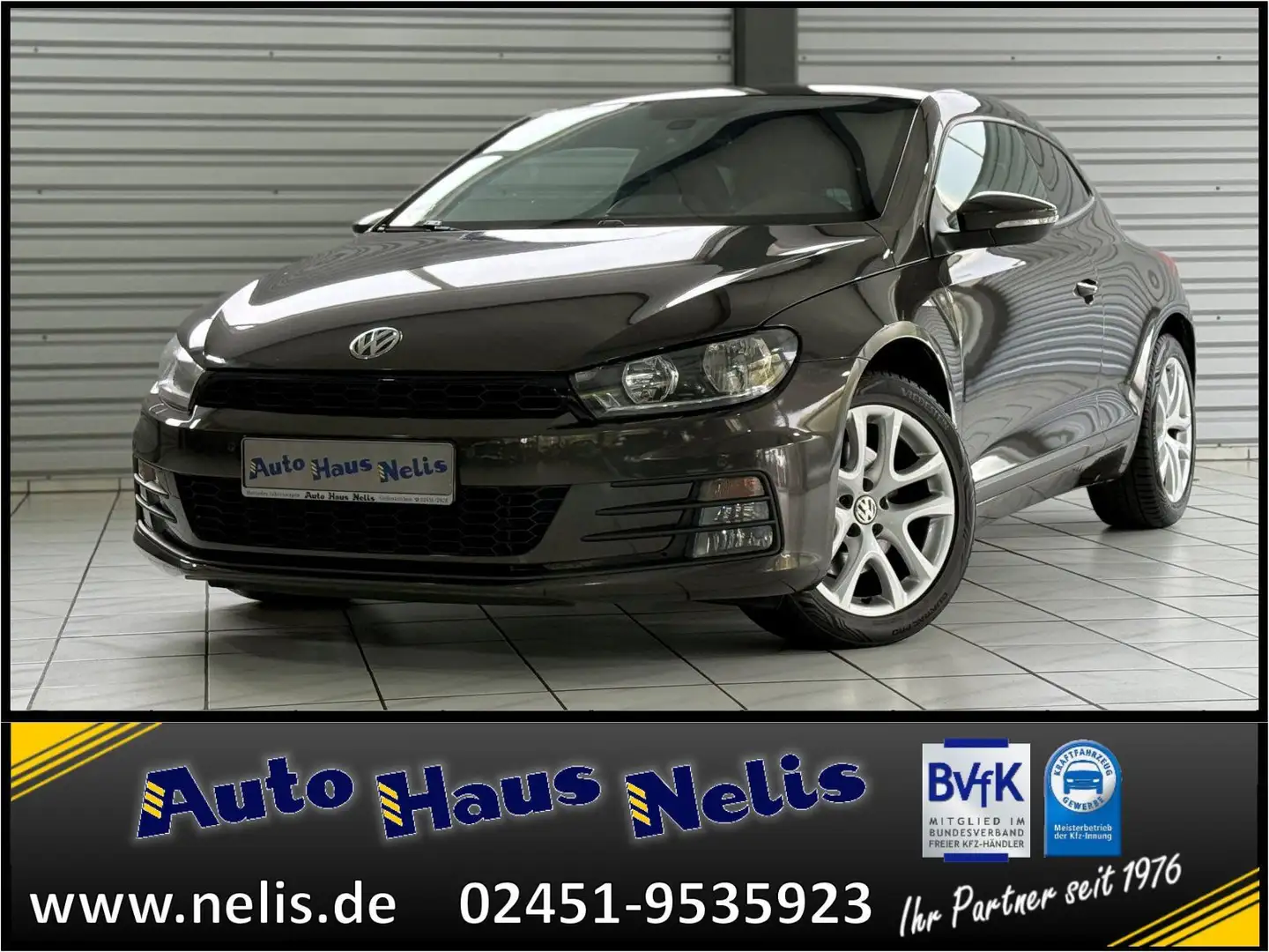 Volkswagen Scirocco 2,0 TDI DAB PDC Tempomat Sitzheizung  A Marrone - 1